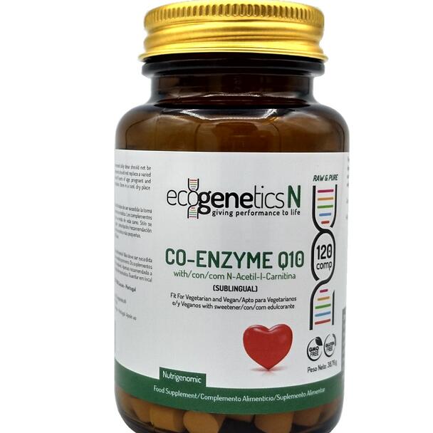 Co-Enzima Q10 Sublingual - Com N-Acetil-L-Carnitina